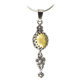 Silver and Gold Pendant