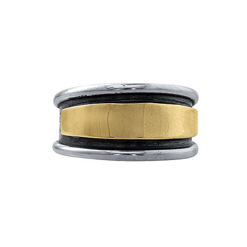 Silver and Gold Ring 