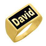 Кольцо с золотым или платиновым покрытием