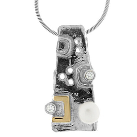 Silver and Gold Pendant
