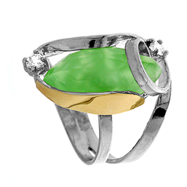 Silver and Gold Ring
