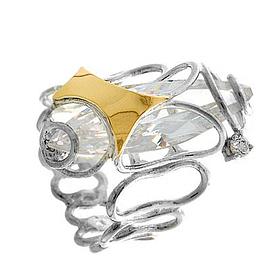 Silver and Gold Ring