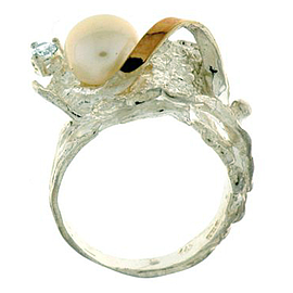 Silver and Gold Ring