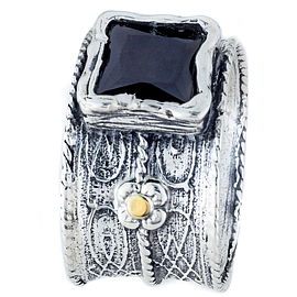 Silver and Gold Ring
