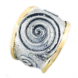 Silver and Gold Ring