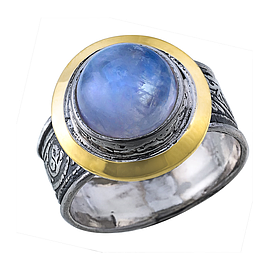 Silver and Gold Ring