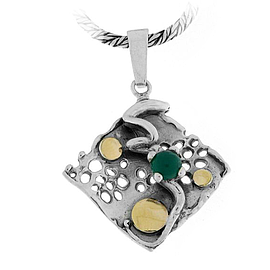 Silver and Gold Pendant