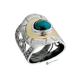 Silver and Gold Ring