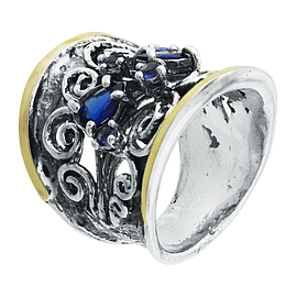 Silver and Gold Ring