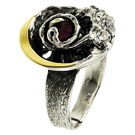 Silver and Gold Ring