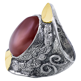 Silver and Gold Ring