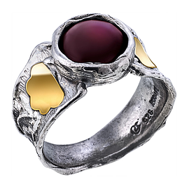 Silver and Gold Ring