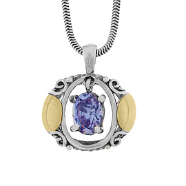 Silver and Gold Pendant