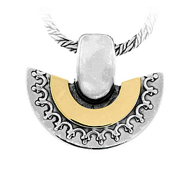 Silver and Gold Pendant