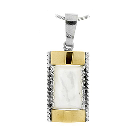 Silver and Gold Pendant
