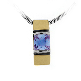 Silver and Gold Pendant
