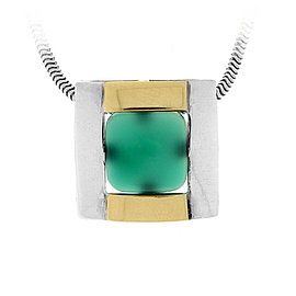 Silver and Gold Pendant