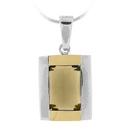 Silver and Gold Pendant