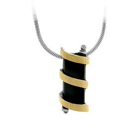 Silver and Gold Pendant