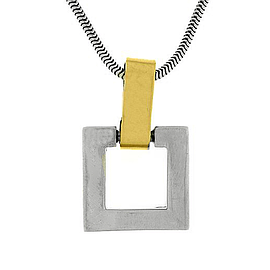 Silver and Gold Pendant