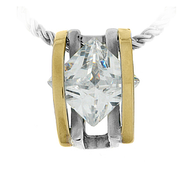 Silver and Gold Pendant