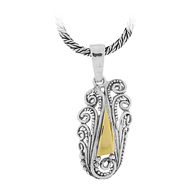 Silver and Gold Pendant