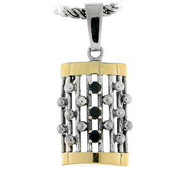 Silver and Gold Pendant