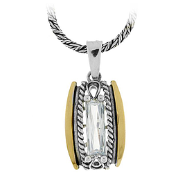 Silver and Gold Pendant