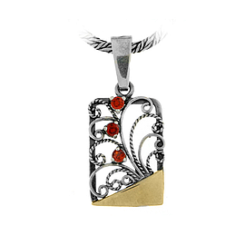 Silver and Gold Pendant