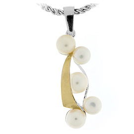 Silver and Gold Pendant