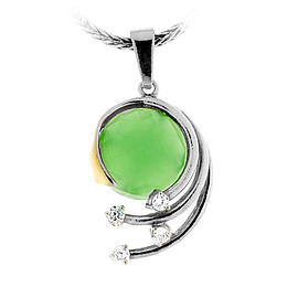 Silver and Gold Pendant