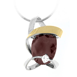 Silver and Gold Pendant