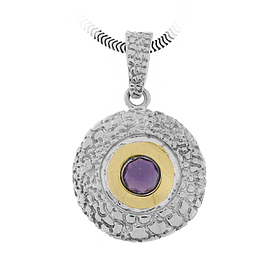 Silver and Gold Pendant