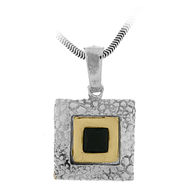 Silver and Gold Pendant