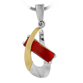 Silver and Gold Pendant