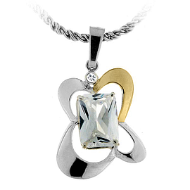 Silver and Gold Pendant