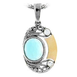 Silver and Gold Pendant