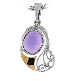 Silver and Gold Pendant