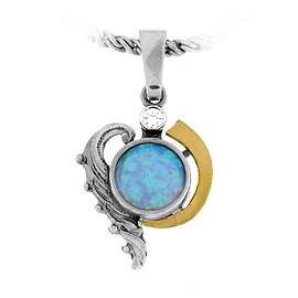 Silver and Gold Pendant