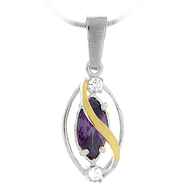Silver and Gold Pendant