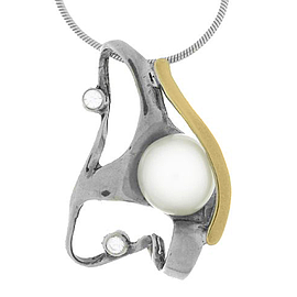 Silver and Gold Pendant