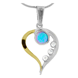 Silver and Gold Pendant