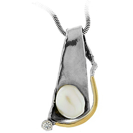 Silver and Gold Pendant