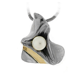 Silver and Gold Pendant