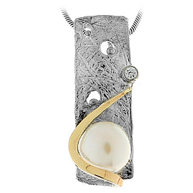 Silver and Gold Pendant