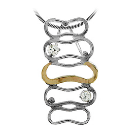 Silver and Gold Pendant