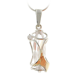 Silver and Gold Pendant