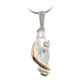 Silver and Gold Pendant