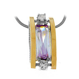 Silver and Gold Pendant