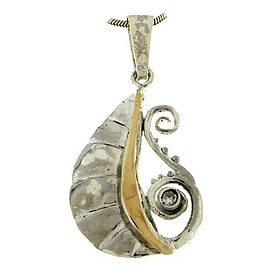 Silver and Gold Pendant